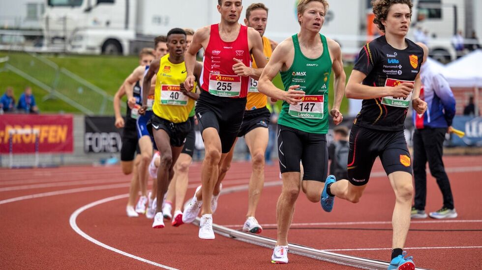 Esten Hansen-Møllerud Hauen fikk oppleve et skikkelig mesterskapsløp på 1500 meter i lag-EM i Polen. (Foto: Rolf Bakken).