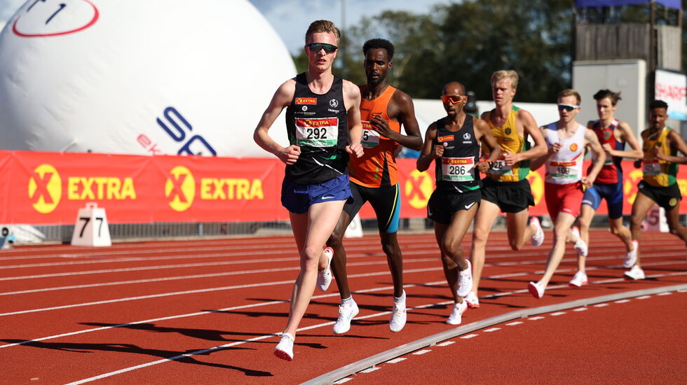 Narve Gilje Nordås fortsetter å levere sterke prestasjoner på løpende bånd. I Belgiske Heusden satte han personlig rekord og tok VM-kravet på 5000 meter. (Foto: Rolf Bakken).
