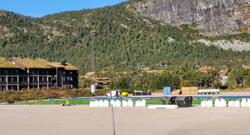 Fotballbanen på Hovden