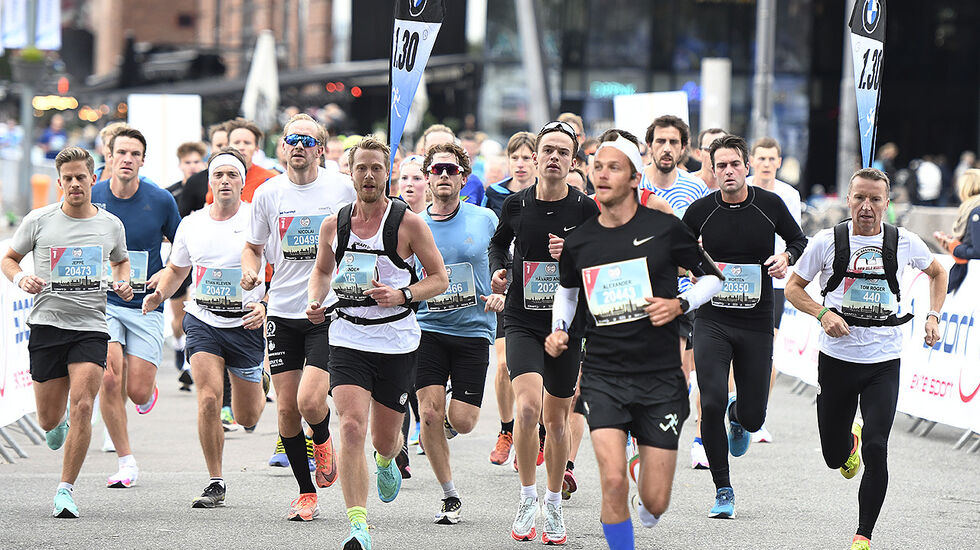 Totalt er det rundt 6000 påmeldte til årets utgave av Oslo Maraton. (Foto: Bjørn Johannessen)