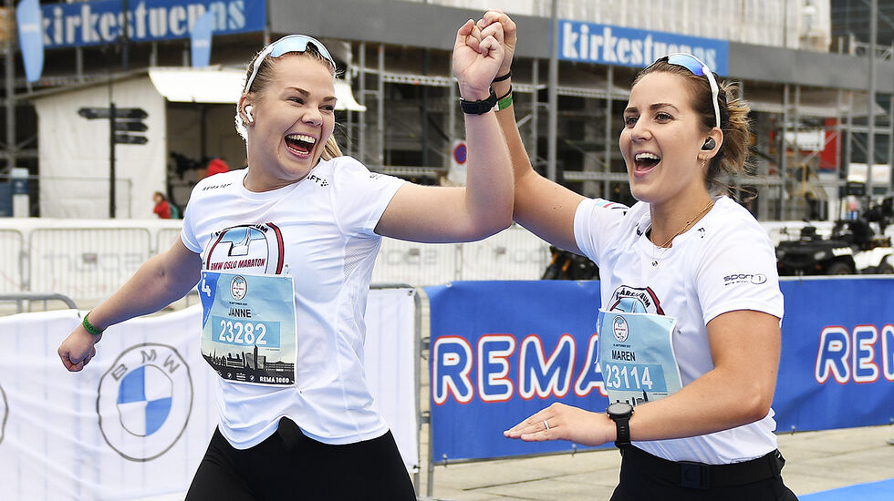 Det var mye løpeglede da Oslo Maraton ble arrangert for 40. gang. (Alle foto: Bjørn Johannessen)