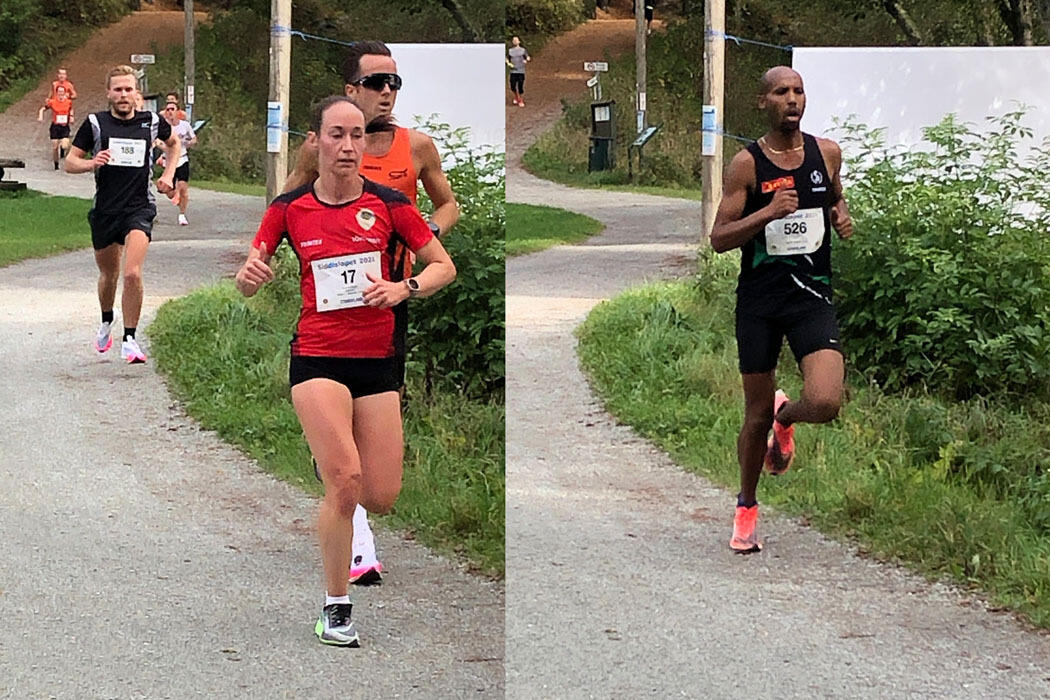 Vienna Dahle og Frew Zenebe Brkineh vant Siddisløpet (Alle foto: Ingolf Dale)