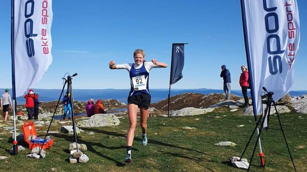 Mariann Roe blir beste kvinne i Glekse Opp. (Alle foto: Iver Fjelldalselv og Ingrid Berge Dyrud)
