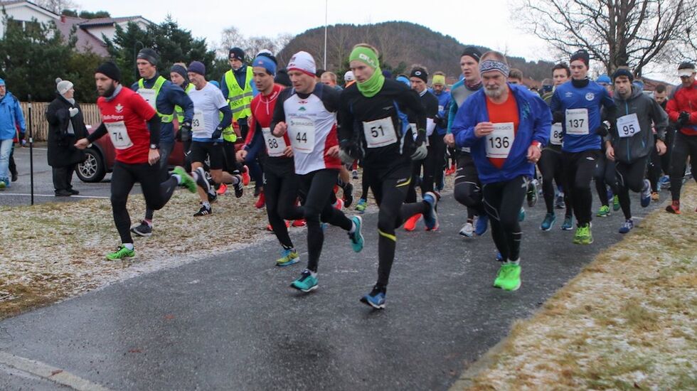 Starten på halvmaraton i 2019