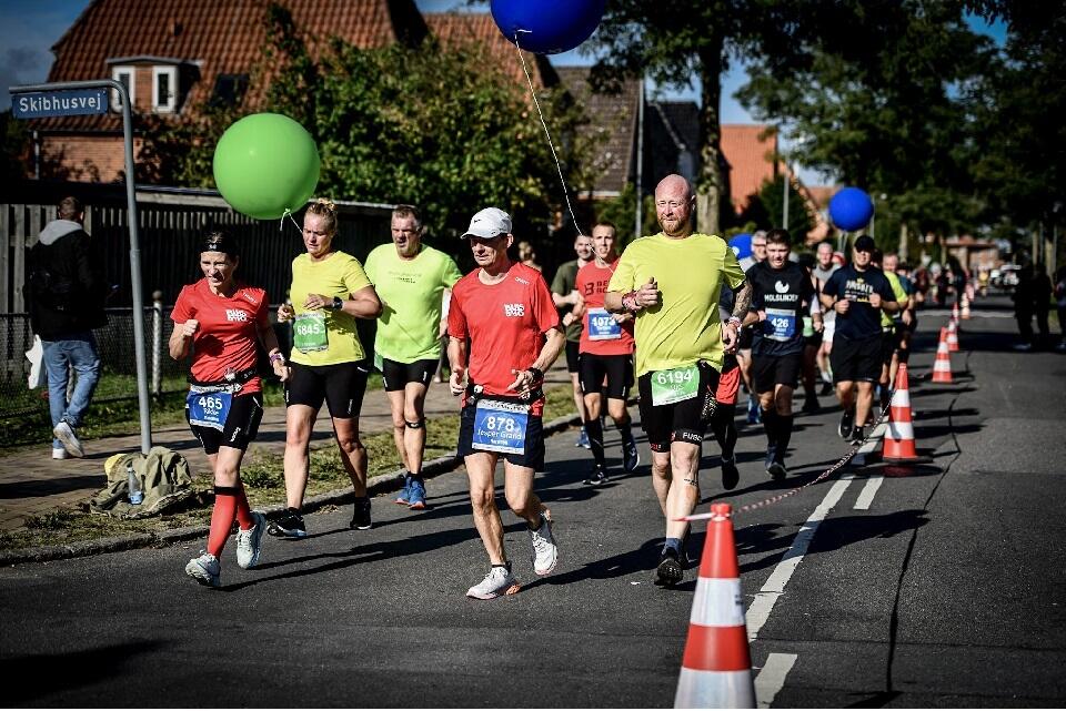 Fra årets HC Andersen Marathon som for en større del går på brede gater gjennom sentrale deler av Odense by (Foto: HCA Marathon/Lise Myltoft).