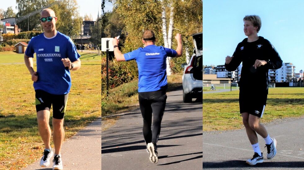 Tre maratondebutanter