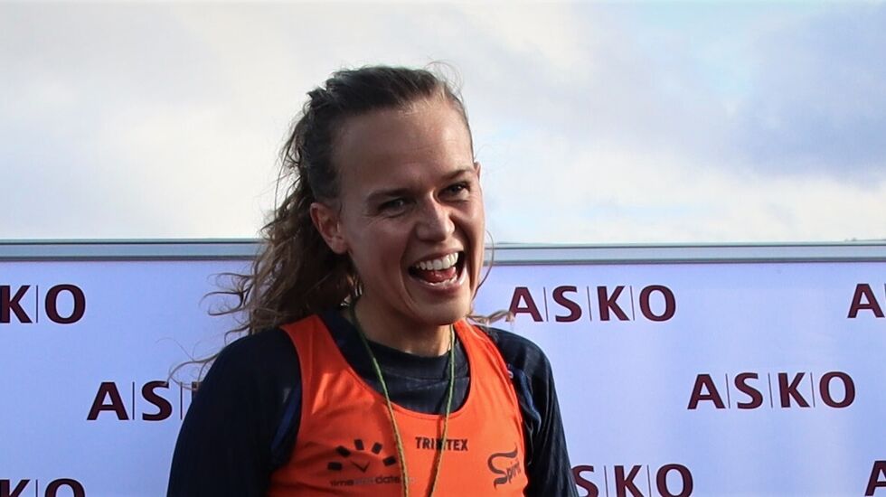 Kristin Vabø fra Spirit Stavanger Friidrettsklubb satte løyperekord. (Alle foto: Jan Ringheim)