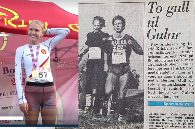 Ine Bakken kopierte farens prestasjon fra 1986: å bli norgesmester i terrengløp.