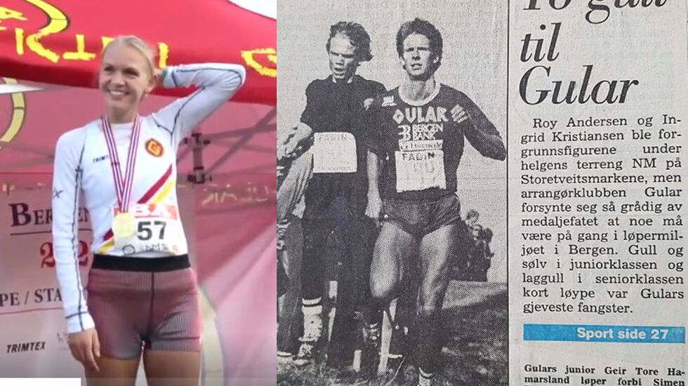 Ine Bakken kopierte farens prestasjon fra 1986: å bli norgesmester i terrengløp.