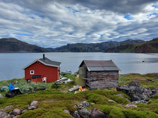 Must-hytta i Kobbholmfjorden.