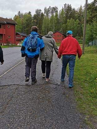 Ut på tur. Foto Seljord kommune