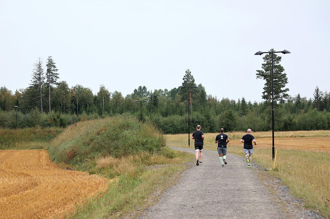 Løping kan være så enkelt som å dra ut på en god turvei, alene eller sammen med noen kamerater, en fin høstdag. (Foto: Marianne Røhme) 