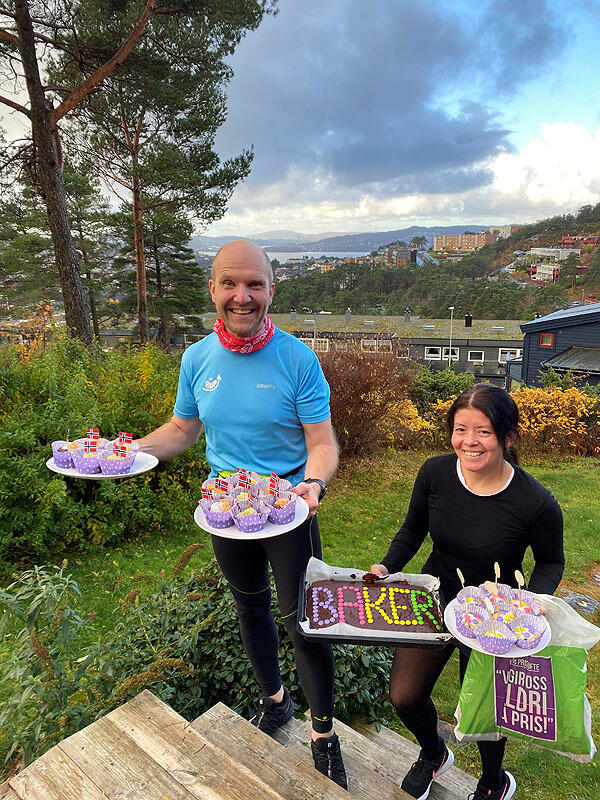 Kaker til etter løpet