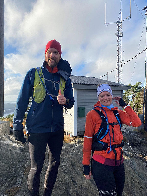 Kathrine Tvedt Lavik og Bjørn Tore Lavik på Geitanuken