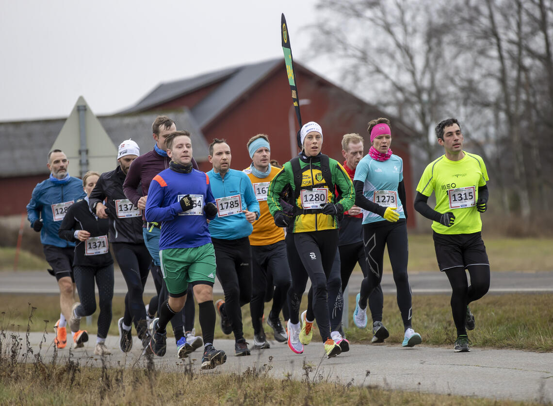 Jessheim Vintermaraton bruker å by på fartsholdere, og i år ligger det også an til varmegrader og bare løyper. (Foto: Bjørn Hytjanstorp)