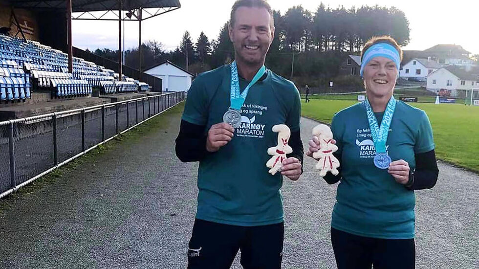 Geir Olsen og Inger Johanne Klokset gjennomførte nylig funksjonærløpet, og på lørdag er de klare til å ta imot ca. 400 deltakere. (Foto: arrangøren) 