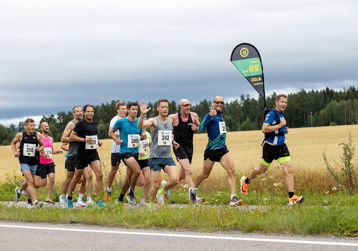Med eller uten hjelp av fartsholdere er det ikke så få løpere har satt personlige rekorder i de ulike utgavene av Rekordløpet. (Foto: Bjørn Hytjanstorp)