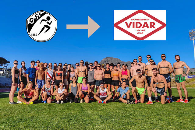 En del av medlemmene i OSI Friidrett er her avbildet på en treningsleir på Tenerife februar 2020. Gruppen ser nå frem til nye turer som dette i 2022, da fordelt på OSI og Vidar. (Foto: OSI Friidrett).