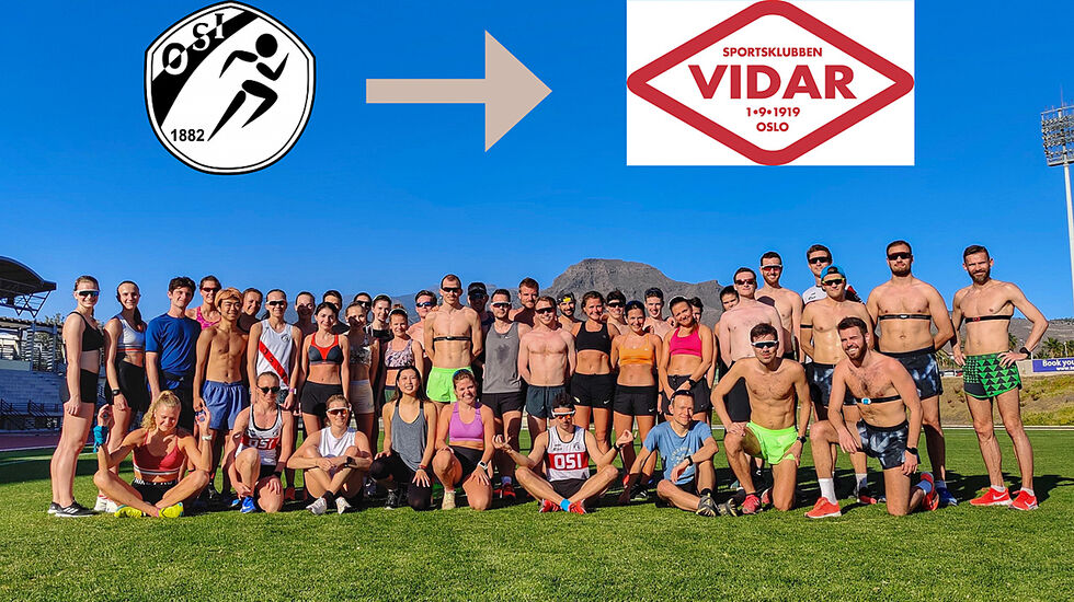 En del av medlemmene i OSI Friidrett er her avbildet på en treningsleir på Tenerife februar 2020. Gruppen ser nå frem til nye turer som dette i 2022, da fordelt på OSI og Vidar. (Foto: OSI Friidrett).