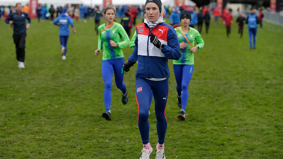 Norges nr. 1: I Når det gjelder terreng-EM har Karoline Bjerkeli Grøvdal norsk friidretts store navn og står med hele sju medaljer siden første gang i 2006. Også i år er hun blant de heteste kandidatene til å vinne gull. (Foto: Per Inge Østmoen)