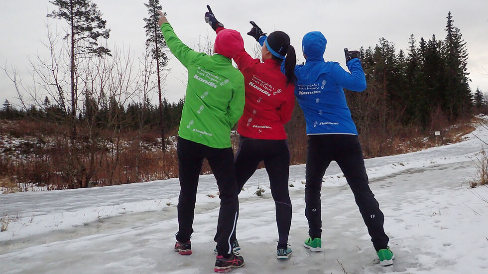 Trening og et felles mål å sikte mot kan bety mye for å holde hodet over vannet i tøffe tider. (Foto: Marianne Røhme)