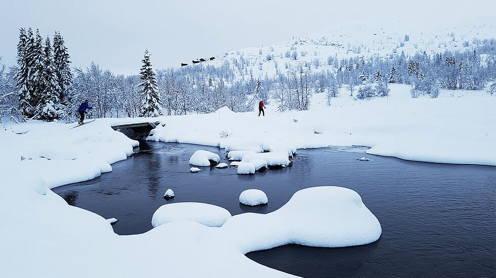 Når vi først er fødde i eit vinterland, er det like greitt å utnytte det til noko positivt. (Foto: Bjørn Johannessen)
