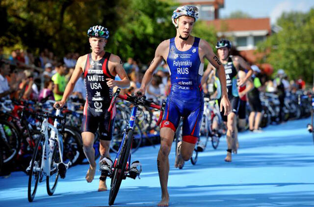 Den russiske triatleten Igor Polyanskiy ble den første utøveren som ble diskvalifisert fra Tokyo etter å ha testet positivt for EPO. Han er utestengt for 3 år. (Foto: World Triathlon)