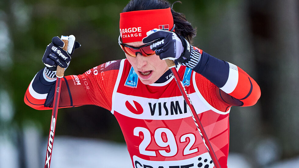Det ble en god lagprolog for Marit Bjørgen og Team Ragde-Charge i dag. (Foto: Wsportsmedia / Visma Ski Classics)