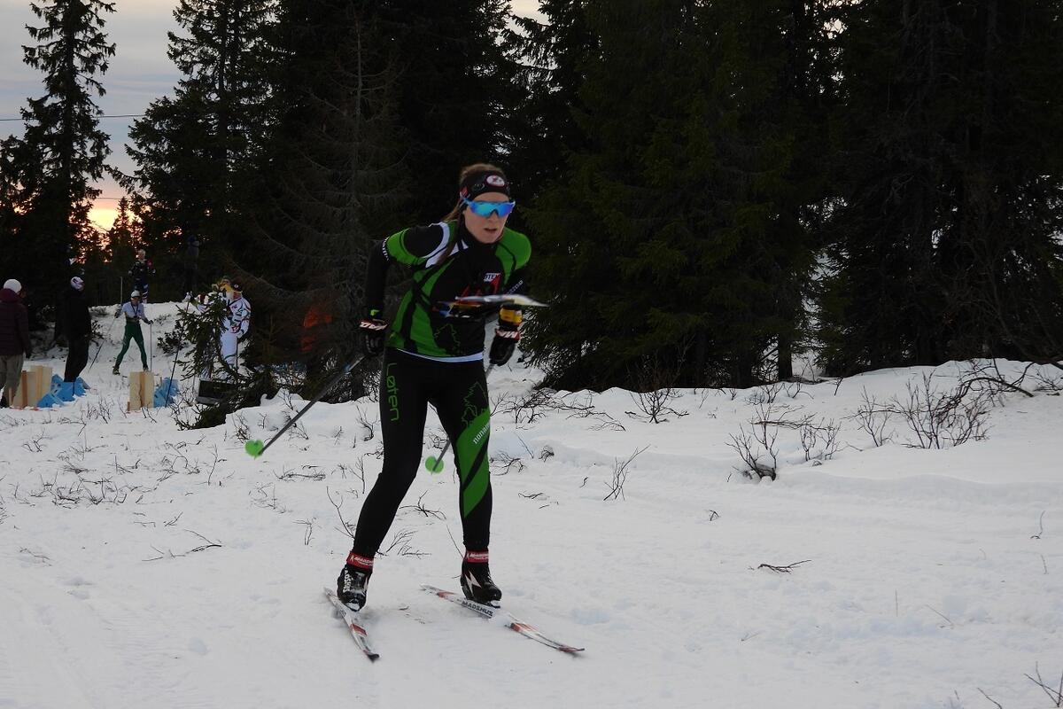 Evine Westli Andersen Løten OL ble nr 4 i D21