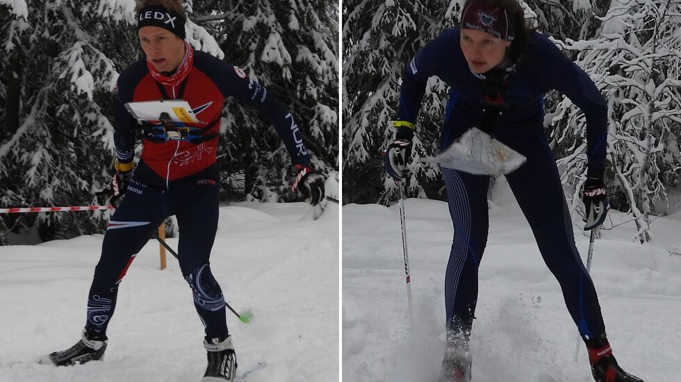 Vinnere av H21 Audun Heimdal og D21 Anna Ulvensøen.