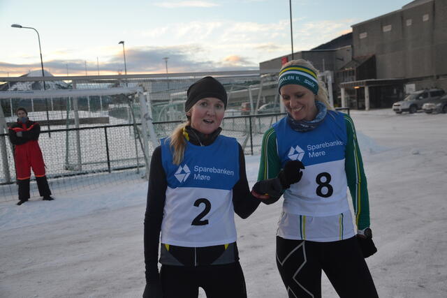 Dei to beste i kvinneklassa: Louise Skak og May Nesheim. Foto: Arrangør