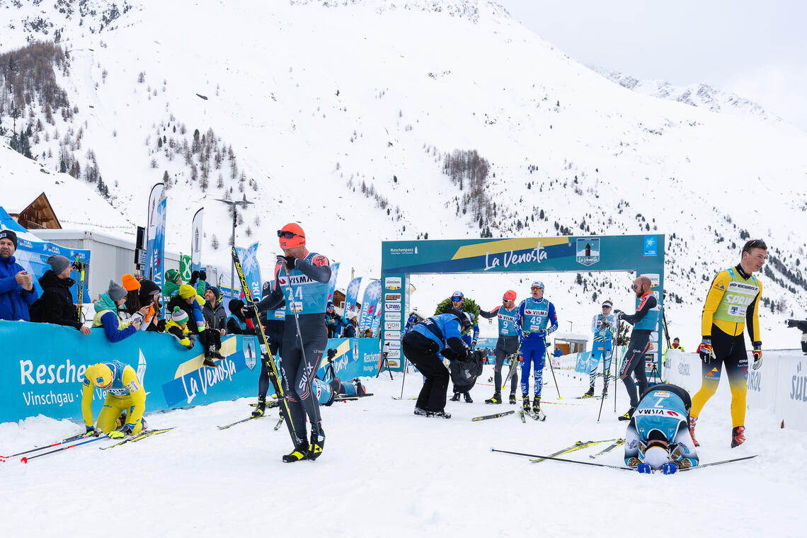 La Venosta 2019. I år blir det kortere renn, og et helt team er satt på sidelinjen av koronasmitte. (Foto: lavenosta.com)