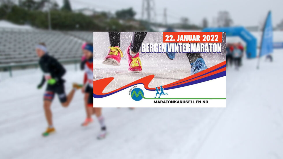 Maratonkarusellen i Bergen har start og mål på Fana Stadion. Bergen Vintermaraton er årets første løp.