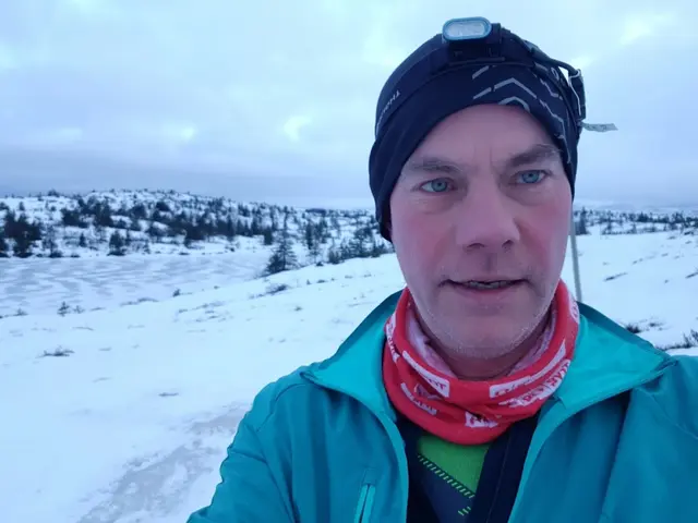 Sånn ser jeg altså ut i starten av året. Ikke mye som ligner på toppidrett her. Bare vent til april. (Foto: Privat)