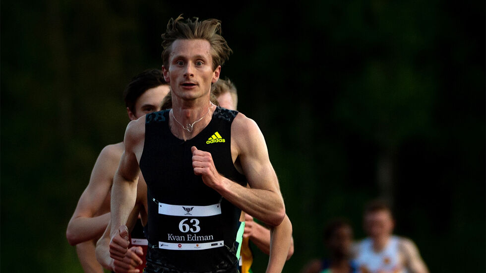 Av norske løpere har bare Jakob og Filip Ingebrigtsen løpt fortere på 1500 m innendørs enn det Ferdinand Kvan Edman nå gjorde. (Arkivfoto: Samuel Hafsahl) 