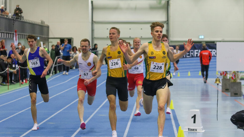 Per Svela kunne juble for NM-gull etter et taktisk klokt løp. (Foto: Martin Hauge-Nilsen)