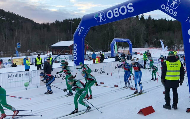 Starten på en tidligere utgave av Østmarkrunden. Årets utgave avlyses på grunn av få påmeldte. (Foto: arrangøren)