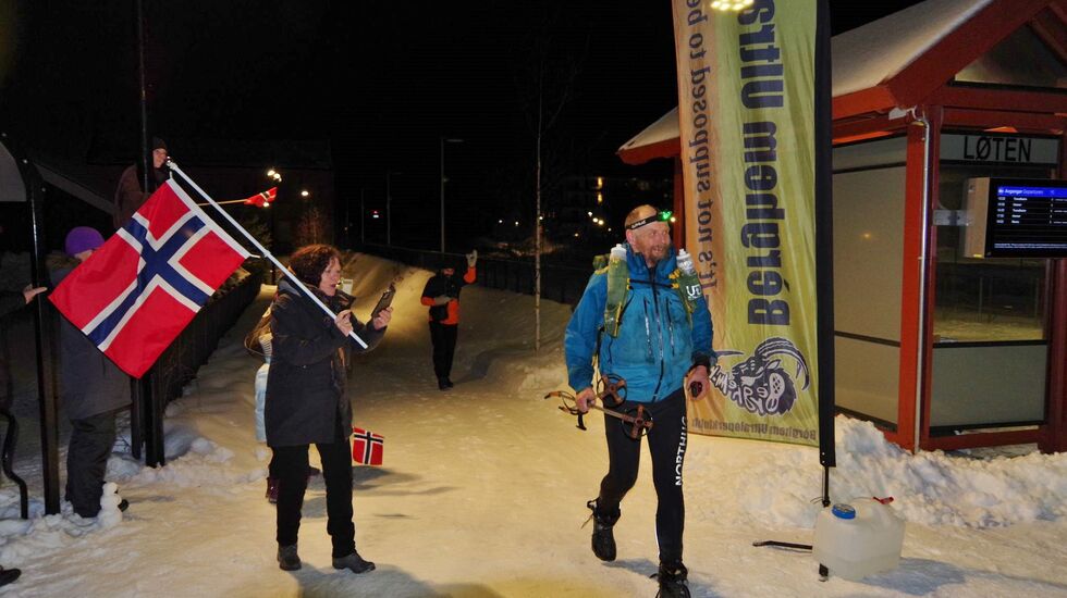 Leif Abrahamsen vant Koldbrann 99K - det mest ekstreme snøløpet i Norge. Opptil 70 cm snødybde! (Foto: Fulvio Øksendal)
