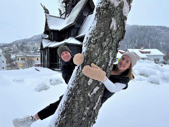 Johan Flønes og Tone Løkstad gleder seg over god påmelding til årets VinterOrkland.