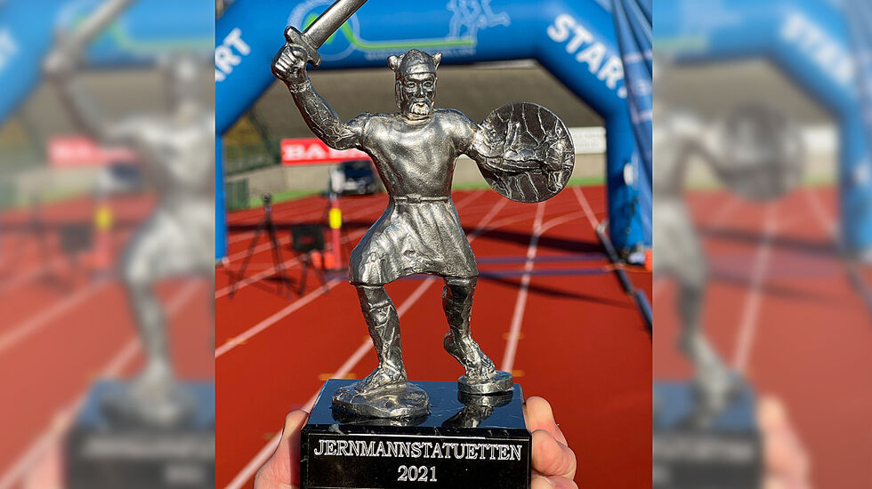 Jernmannstatuetten for 2021. (Foto: Glenn Jensen Ryland)