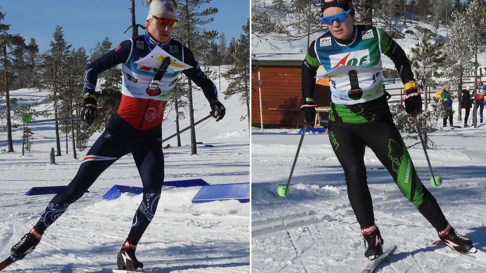 Lørdagens vinnere Jørgen Baklid og Evine Westli Andersen. (Foto: Stein Arne Negård)