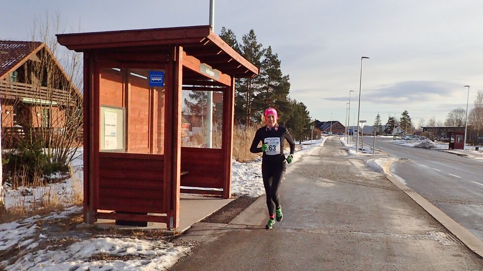 Tone Fløttum vant kvinneklassen i det utsatte karuselløpet på Jessheim. Bildet er fra et tidligere løp i årets karusell. (Foto: Olav Engen)