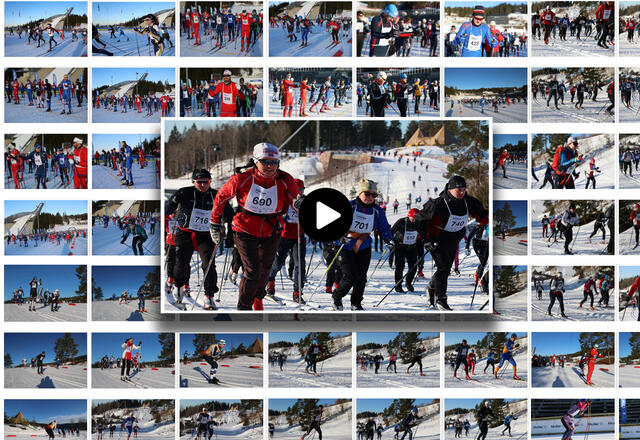 Kondis var tilstede under nydelige forhold i Holmenkollen lørdag 12. mars. Her kan du se bilder og film fra Holmenkollmarsjen 2022.