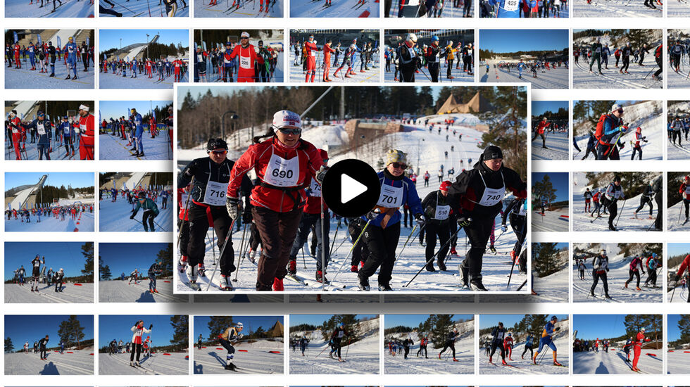 Kondis var tilstede under nydelige forhold i Holmenkollen lørdag 12. mars. Her kan du se bilder og film fra Holmenkollmarsjen 2022.