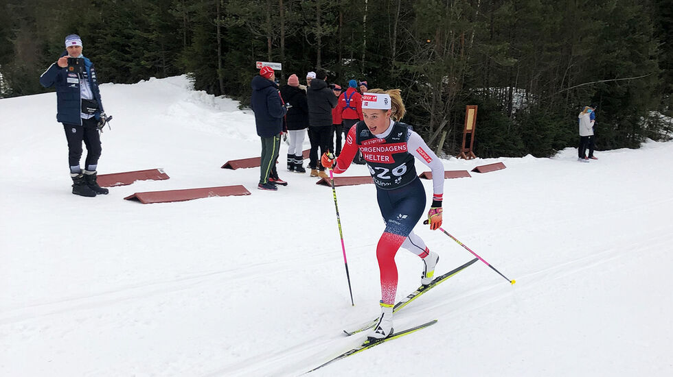 Tuva Anine Brusveen-Jensen har hatt en strålende sesong med medaljefangst i både junior-NM og junor-VM. (Foto: privat)