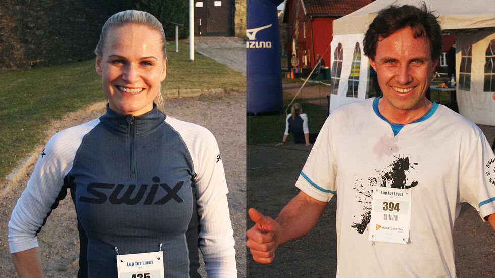 Monica Thortveit og Jørgen Strøm Olsen kunne glede seg over å toppe resultatlista i sesongåpningsløpet. (Foto: Sverre Larsen) 