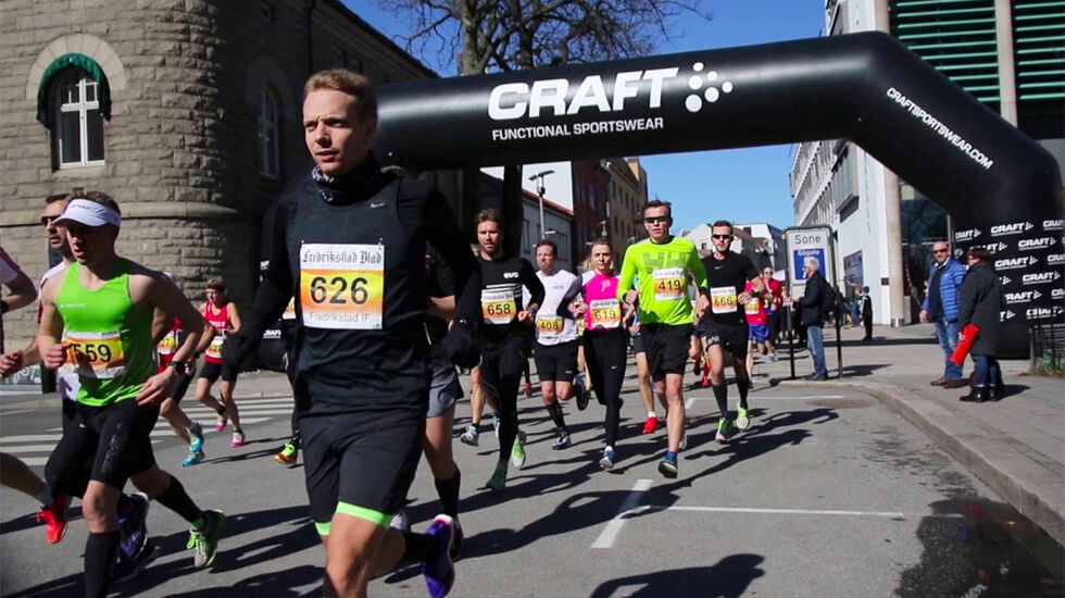 Nå er det snart klart for en ny utgave av Fredrikstadløpet. Denne gangen i løype i Gamlebyen. (Foto: Bjørn Johannessen)