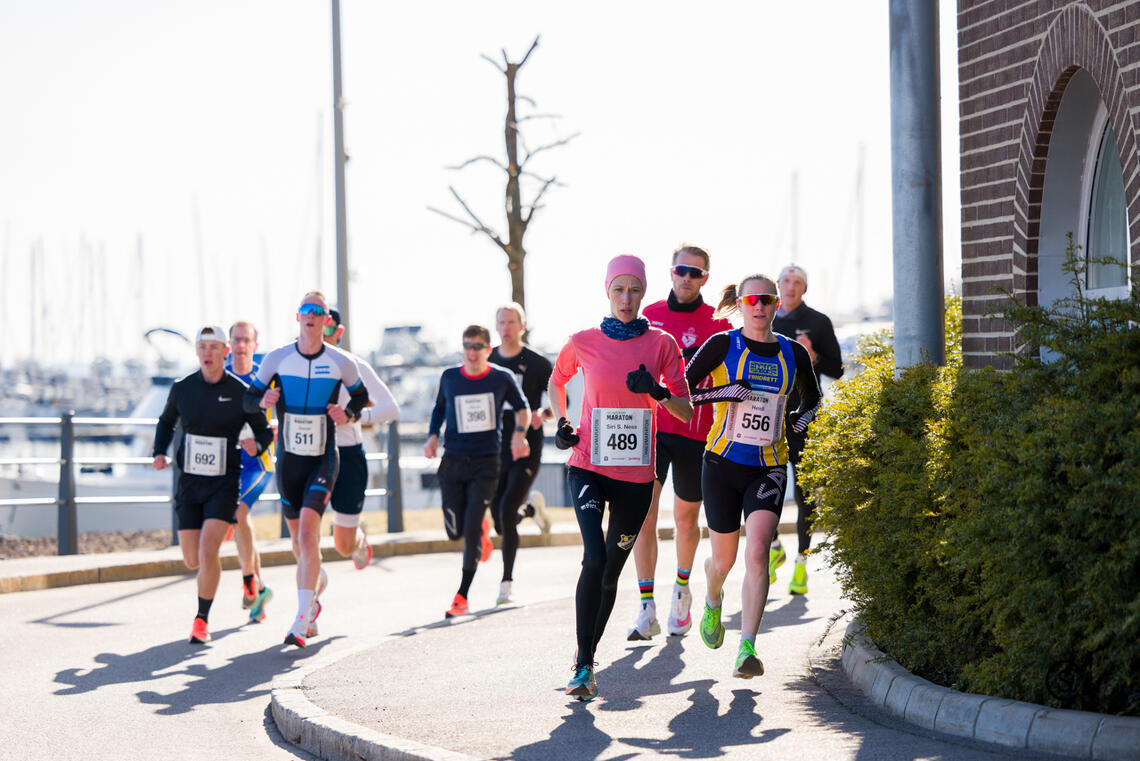 Holmestrand Maraton som går lørdag 6. april, byr på både halvmaraton, 10 og 5 km i tillegg til selve maratonløpet. (Foto: Sylvain Cavatz)