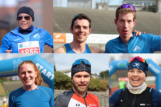 Alle disse vant en distanse i Bergen Ultra: Leni Økland-Lihaug, Tage Morken Augustson, Ketil Monssen, Lina Rivedal, Tor-Aanen Kallekleiv og Ida Slorafoss. (Alle foto: Arne Dag Myking)