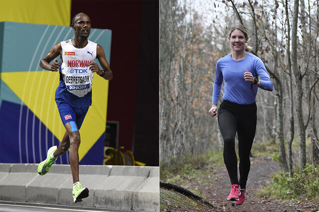 Med god klaff nå til helga kan det bli deltakelse på maraton i EM eller VM seinere i sommer for Weldu Negash Gebretsadik og Maria Sagnes Wågan. (Foto: Bjørn Johannessen)